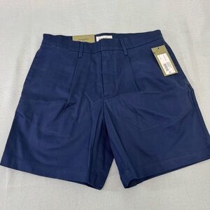 Target GoodFellow  Men's Navy Pleated dress Shorts